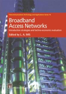 Broadband Access Networks : Introduction Strategies and Techno-economic Evaluation