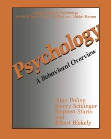 Psychology : A Behavioral Overview