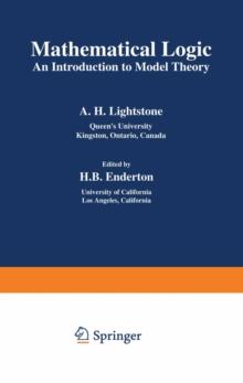 Mathematical Logic : An Introduction to Model Theory