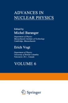 Advances in Nuclear Physics