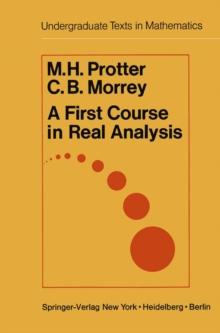 A First Course in Real Analysis