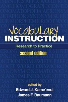 Vocabulary Instruction : Research to Practice