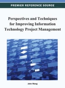 Perspectives and Techniques for Improving Information Technology Project Management