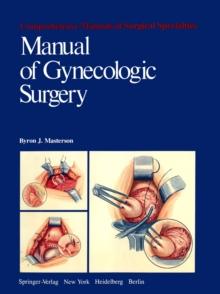 Manual of Gynecologic Surgery