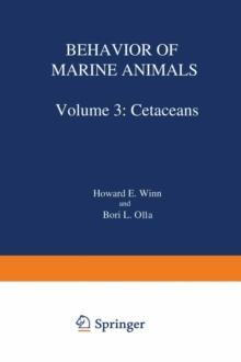 Behavior of Marine Animals : Current Perspectives in Research