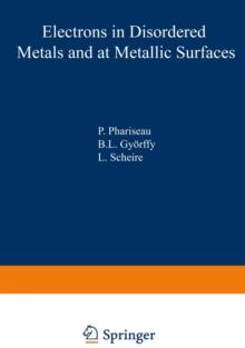 Electrons in Disordered Metals and at Metallic Surfaces