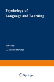 Psychology of Language and Learning