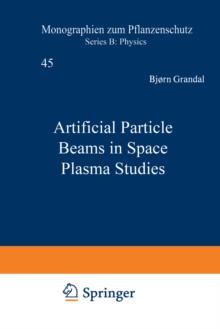 Artificial Particle Beams in Space Plasma Studies