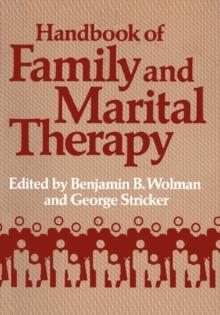 Handbook of Family and Marital Therapy