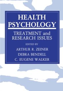 Health Psychology : Treatment and Research Issues