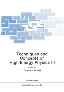 Techniques and Concepts of High-Energy Physics III