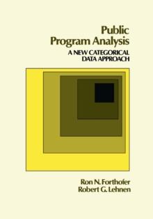 Public Program Analysis : A New Categorical Data Approach