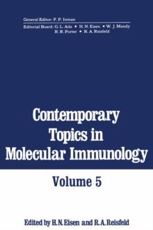 Contemporary Topics in Molecular Immunology