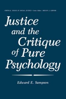 Justice and the Critique of Pure Psychology