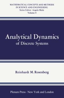 Analytical Dynamics of Discrete Systems