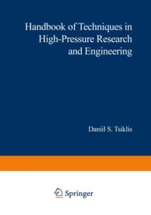 Handbook of Techniques in High-Pressure Research and Engineering