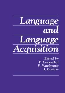 Language and Language Acquisition