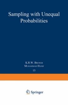 Sampling With Unequal Probabilities