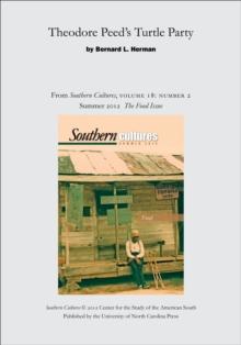 Theodore Peed's Turtle Party : An article from Southern Cultures 18:2, Summer 2012: The Special Issue on Food