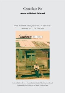 Chocolate Pie : Poetry from Southern Cultures 18:2, Summer 2012: The Special Issue on Food