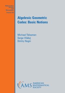 Algebraic Geometric Codes : Basic Notions