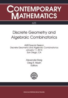 Discrete Geometry and Algebraic Combinatorics