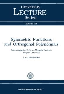 Symmetric Functions and Orthogonal Polynomials