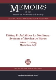 Hitting Probabilities for Nonlinear Systems of Stochastic Waves