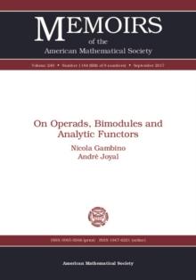 On Operads, Bimodules and Analytic Functors