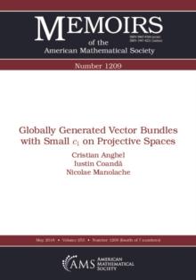 Globally Generated Vector Bundles with Small $c_1$ on Projective Spaces