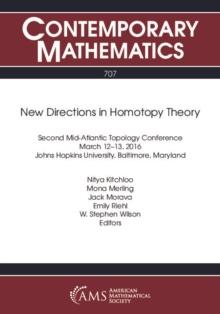 New Directions in Homotopy Theory