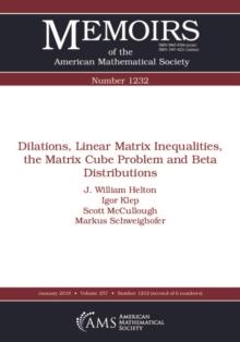 Dilations, Linear Matrix Inequalities, the Matrix Cube Problem and Beta Distributions