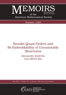 Souslin Quasi-Orders and Bi-Embeddability of Uncountable Structures