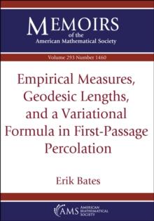 Empirical Measures, Geodesic Lengths, and a Variational Formula in First-Passage Percolation