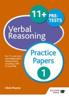 11+ Verbal Reasoning Practice Papers 1 : For 11+, pre-test and independent school exams including CEM, GL and ISEB