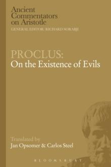 Proclus: On the Existence of Evils