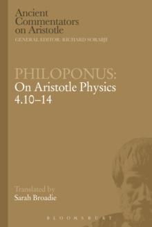 Philoponus: On Aristotle Physics 4.10-14