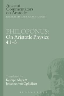 Philoponus: On Aristotle Physics 4.1-5