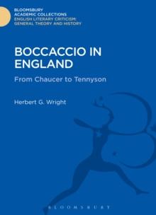 Boccaccio in England : From Chaucer to Tennyson