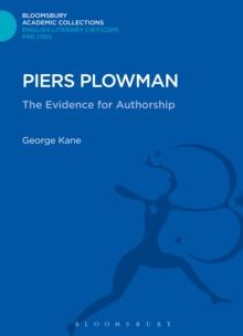 Piers Plowman : The Evidence for Authorship