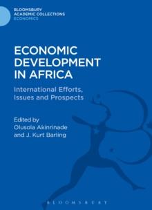 Economic Development in Africa : International Efforts, Issues and Prospects