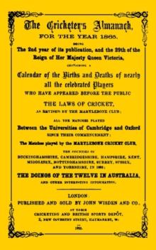 Wisden Cricketers' Almanack 1865