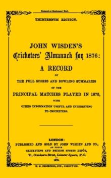 Wisden Cricketers' Almanack 1876