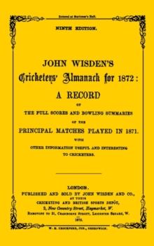 Wisden Cricketers' Almanack 1872