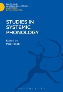 Studies in Systemic Phonology