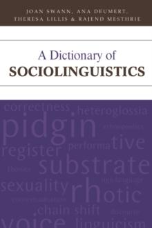 A Dictionary of Sociolinguistics