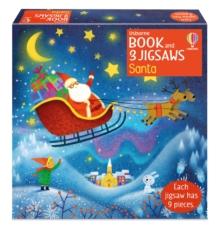 Usborne Book And 3 Jigsaws: Santa