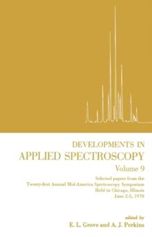 Developments in Applied Spectroscopy