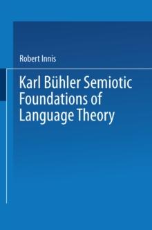 Karl Buhler Semiotic Foundations of Language Theory