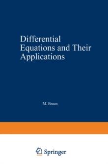 Differential Equations and Their Applications : An Introduction to Applied Mathematics